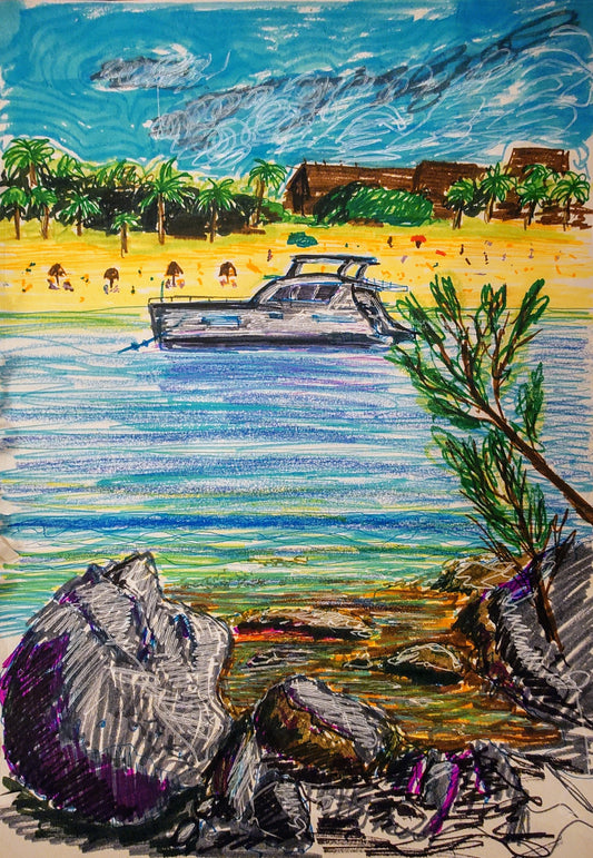 Vue sur hôtel Lux Grand-Baie