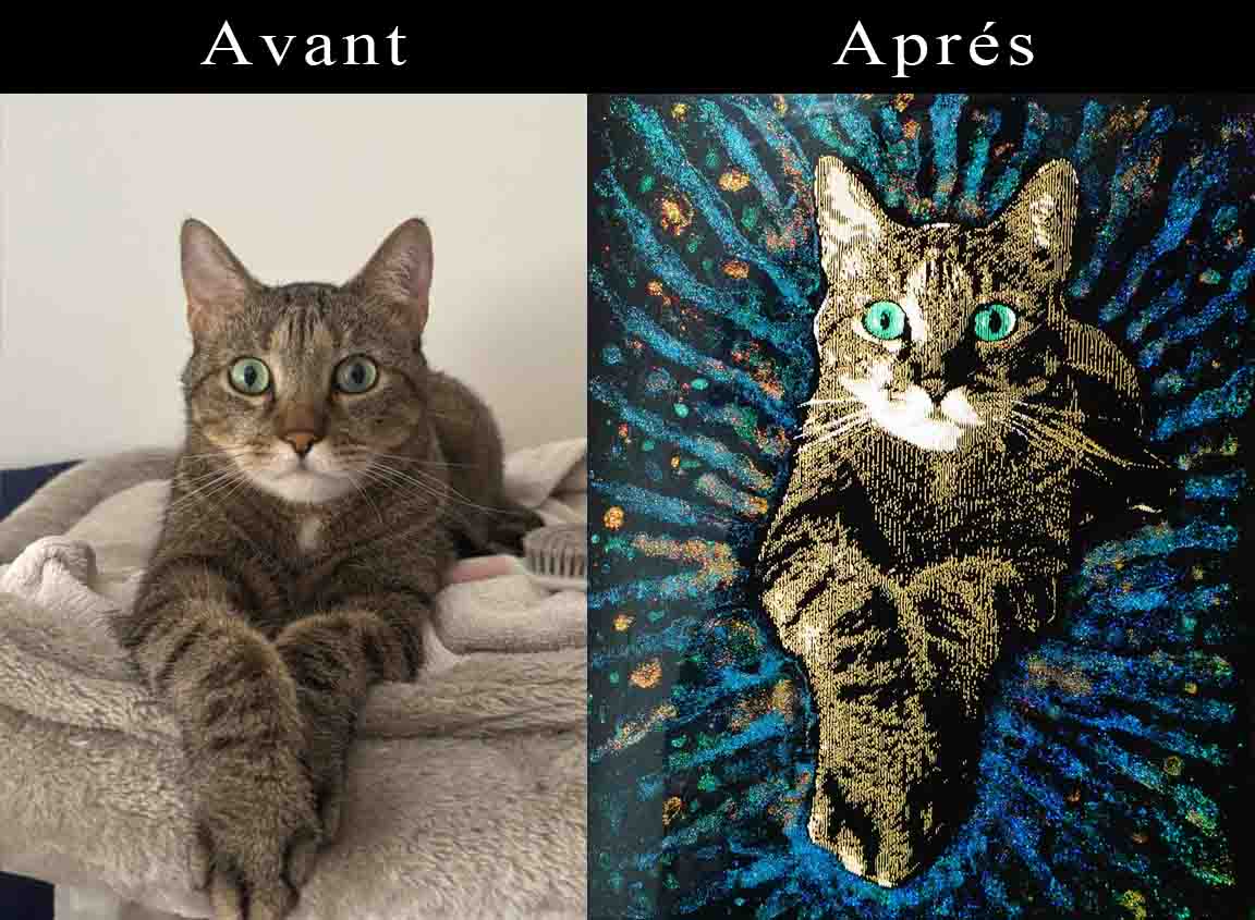 Portraits d'animaux personnalisés