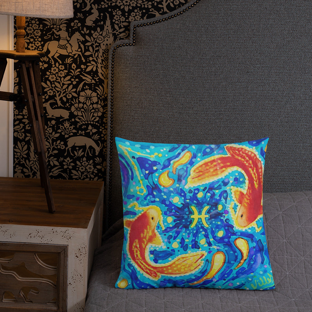 Pisces cushion