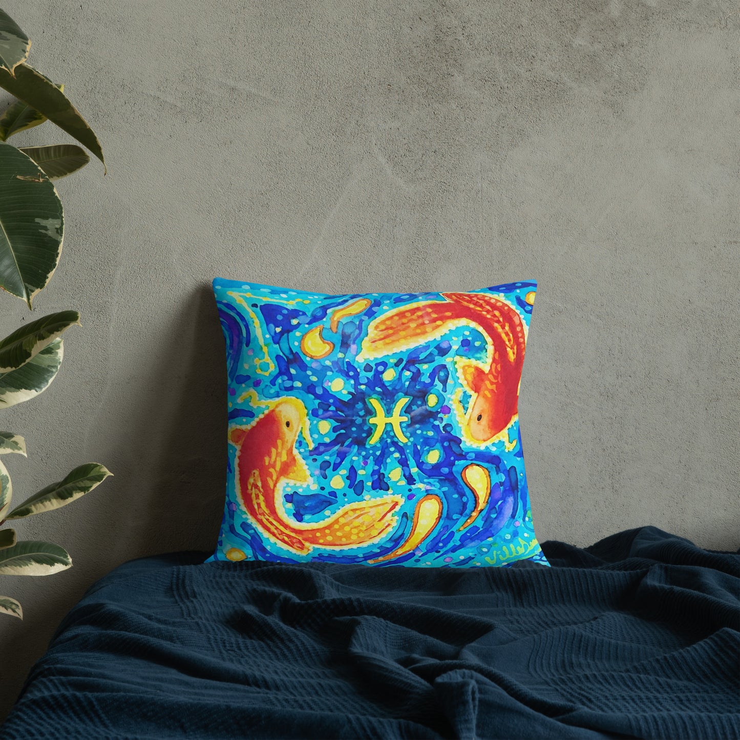 Pisces cushion