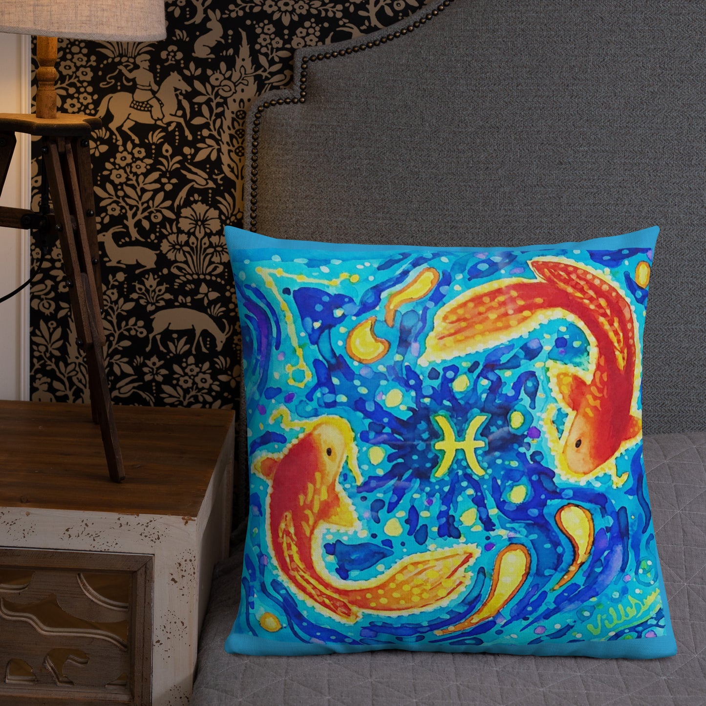 Pisces cushion