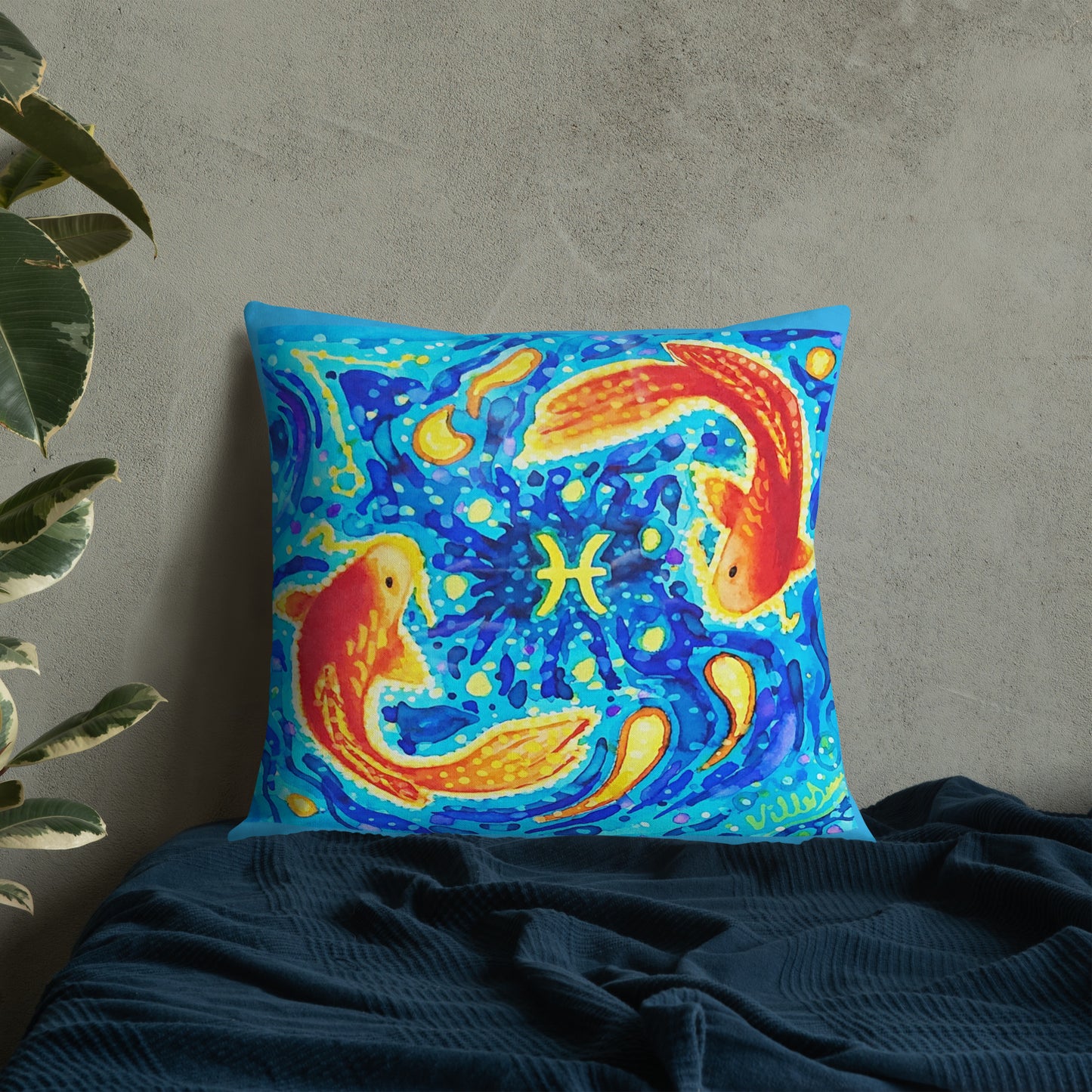 Pisces cushion