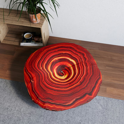 Vulcano floor cushion, round 