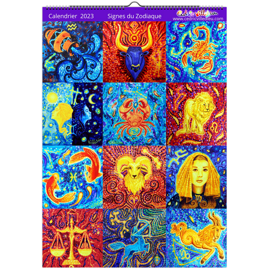 Zodiac Sign Wall Calendars